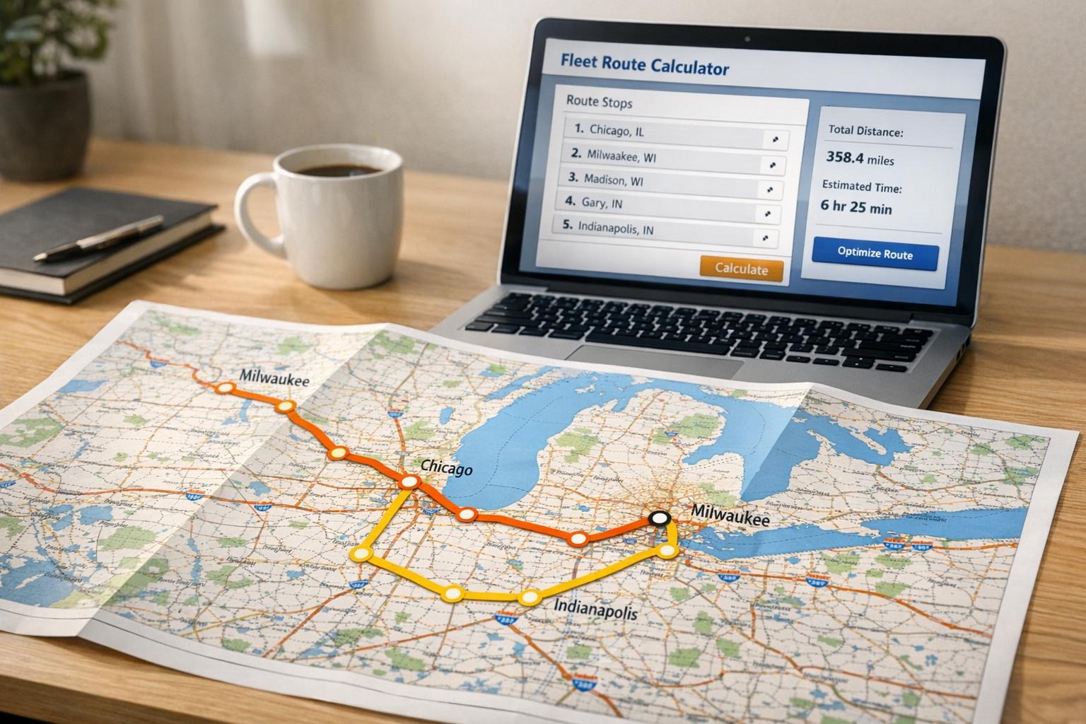 Fleet Route Distance Calculator