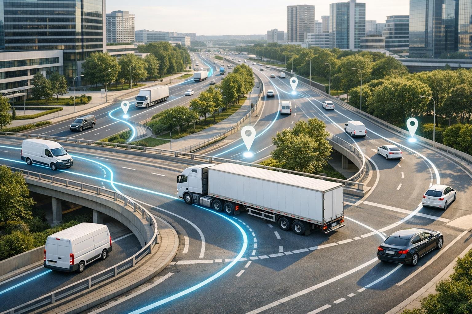 AI Route Optimisation for Multi-Vehicle Fleets