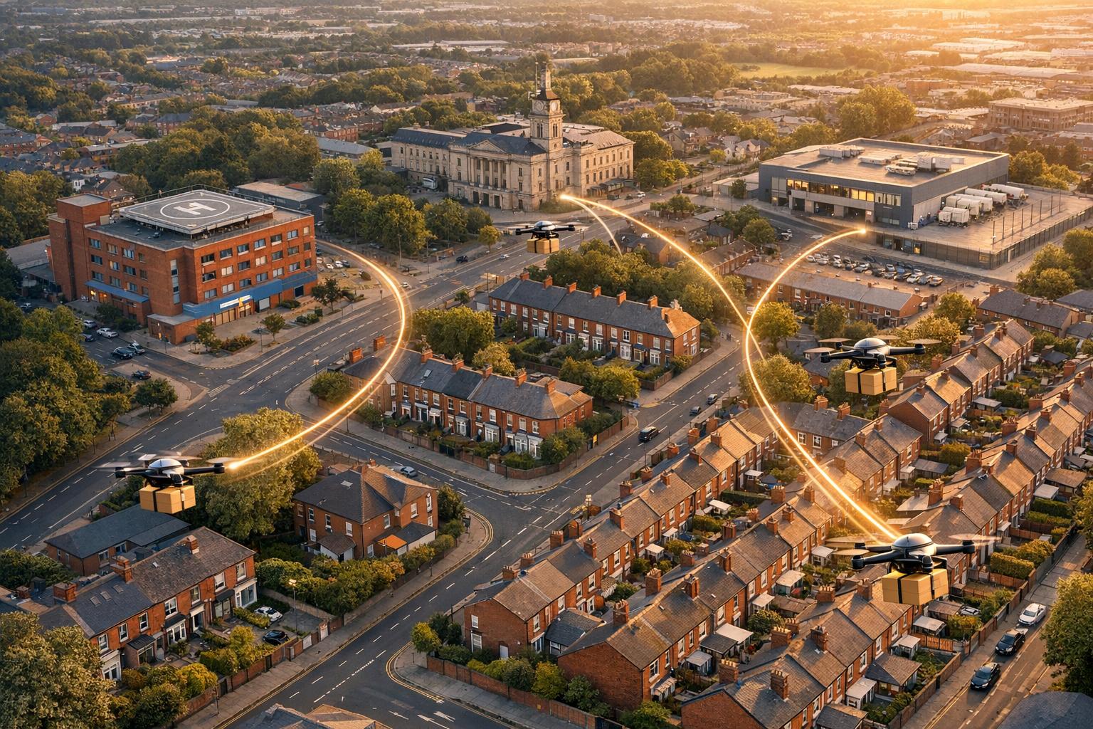 Public-Private Models for Last-Mile Drone Delivery