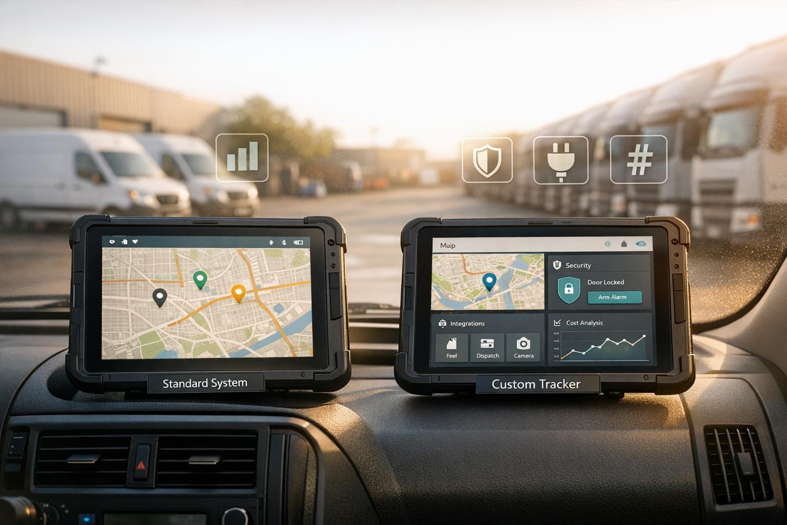 Custom Fleet Trackers vs Standard Systems