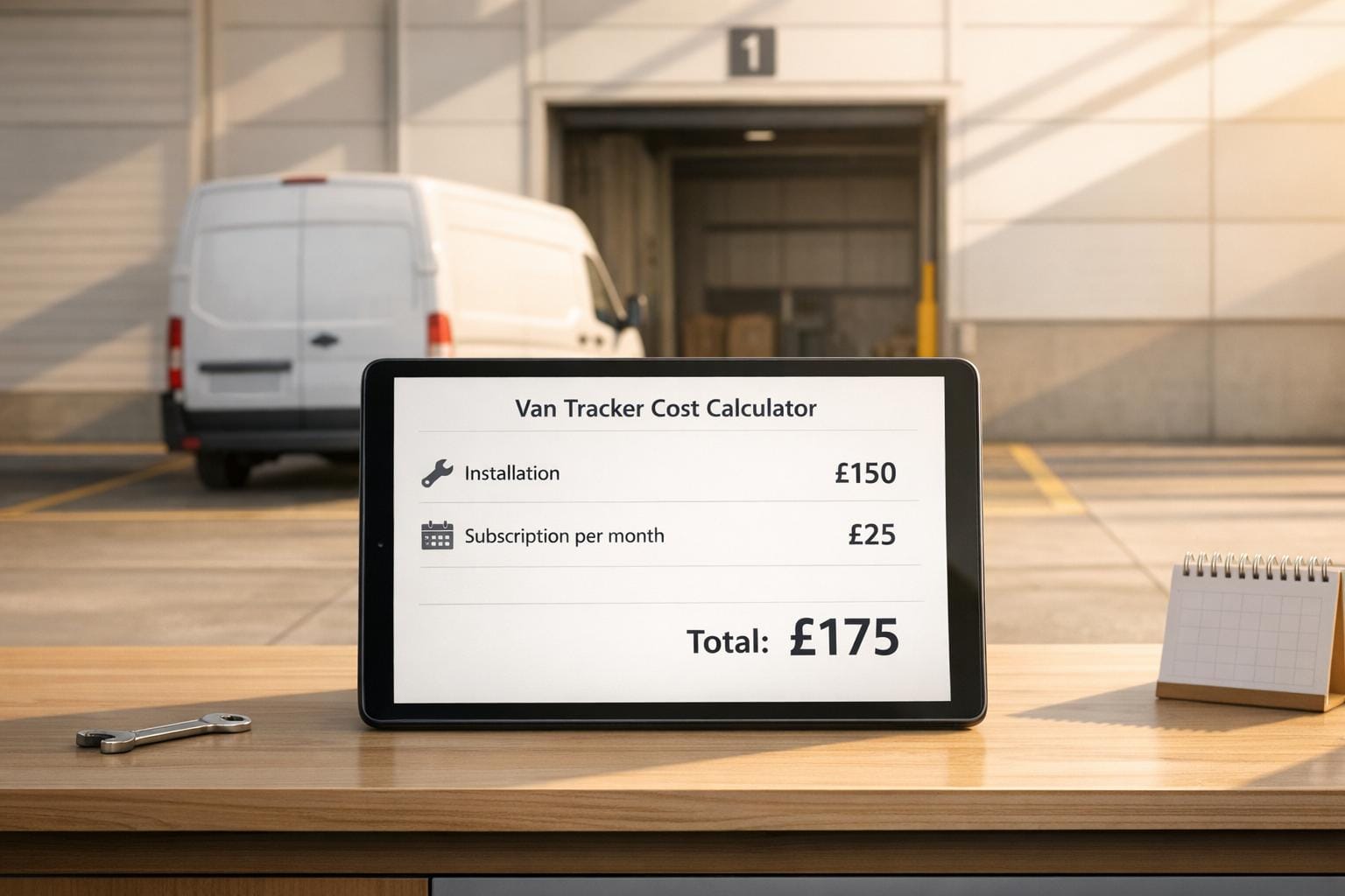 Van Tracker Cost Calculator