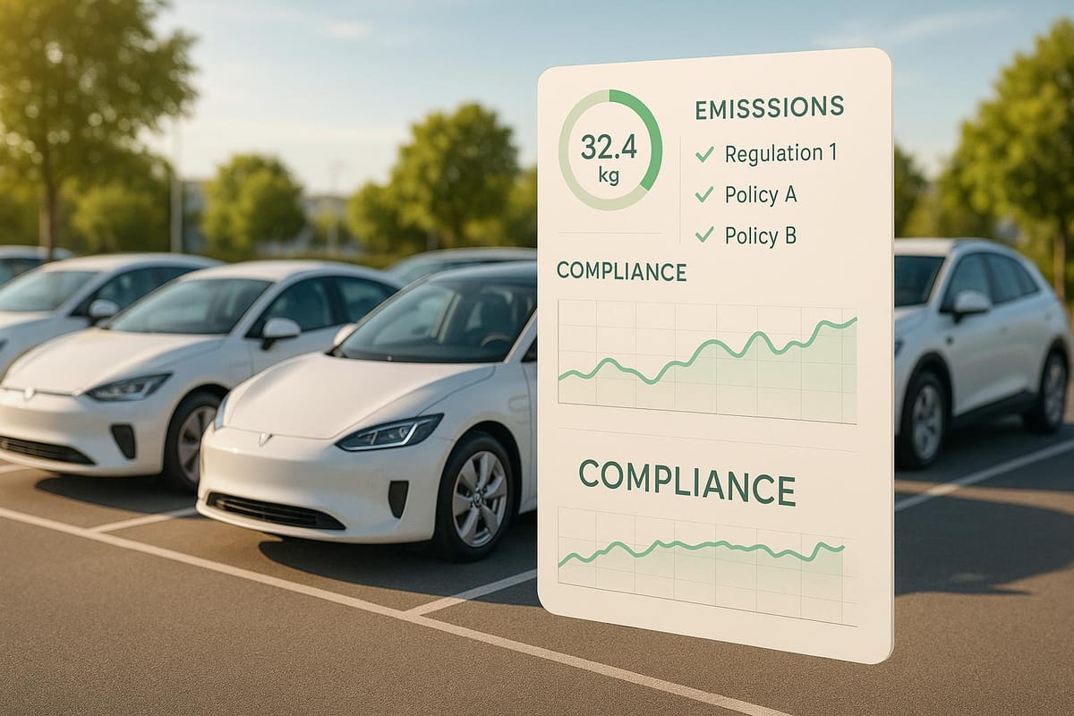 How Telematics Simplifies EV Fleet Compliance
