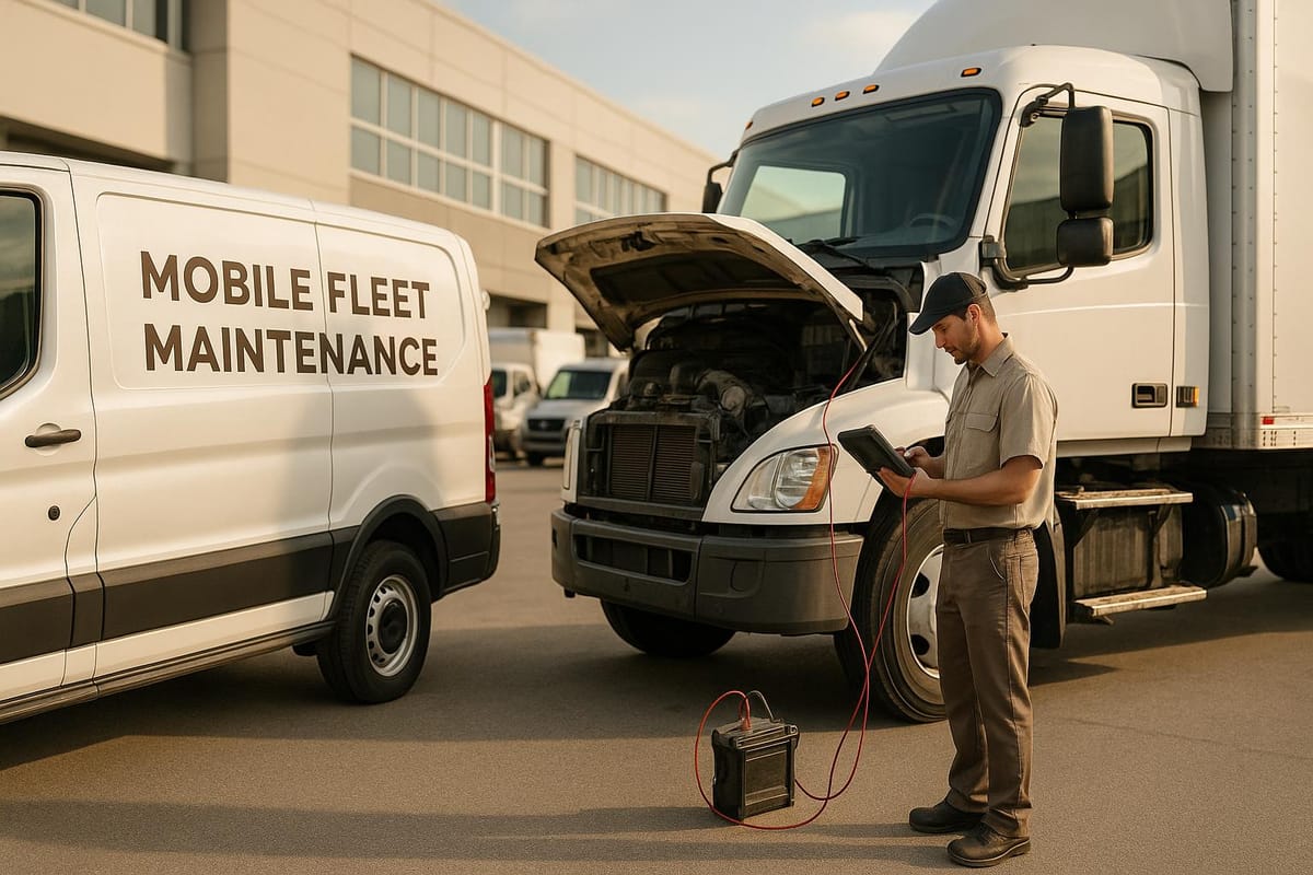 Mobile Fleet Maintenance vs Traditional Methods
