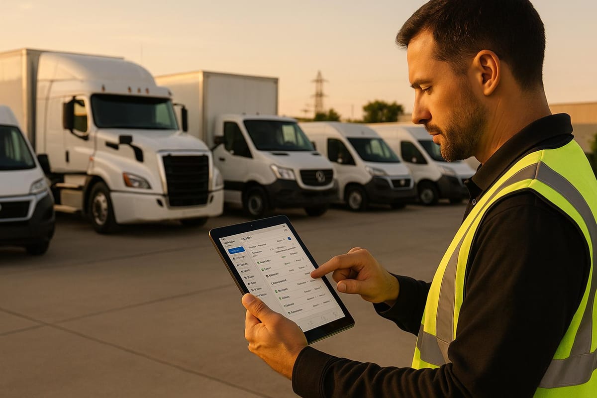 How Telematics Simplifies Fleet Inspections