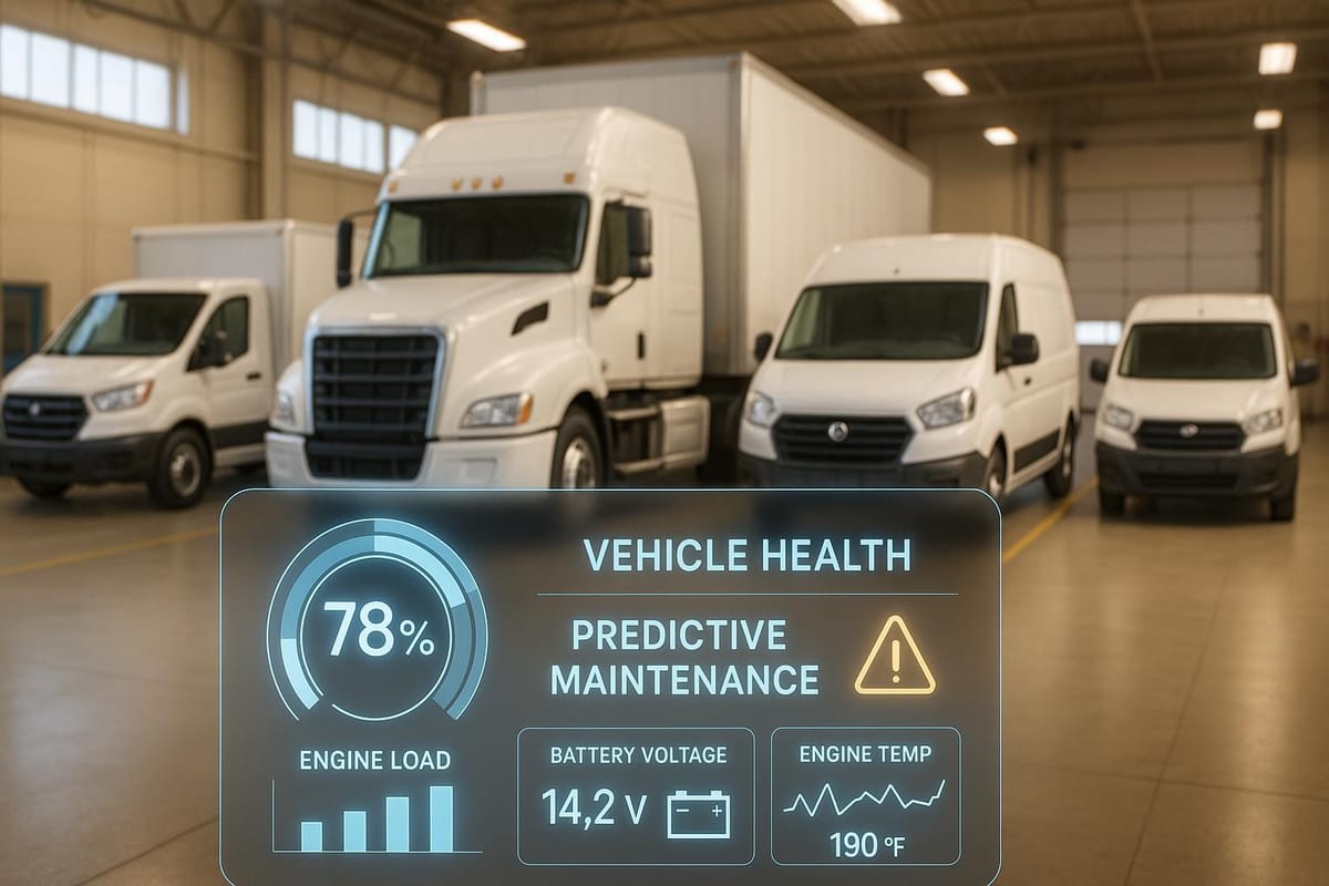 How Telematics Helps Reduce Fleet Maintenance Costs