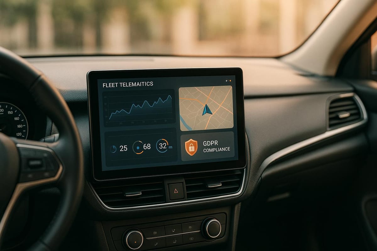 GDPR and Fleet Telematics: What Businesses Must Know