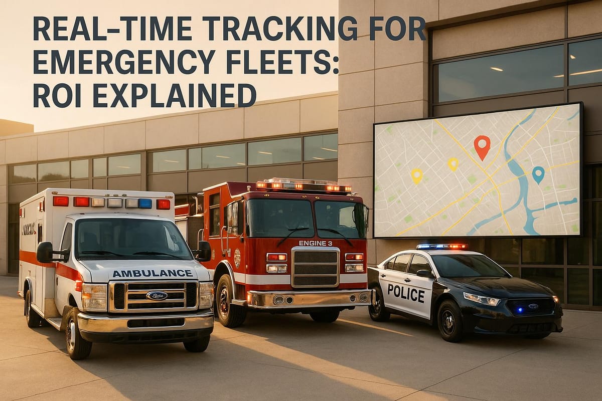 Real-Time Tracking for Emergency Fleets: ROI Explained