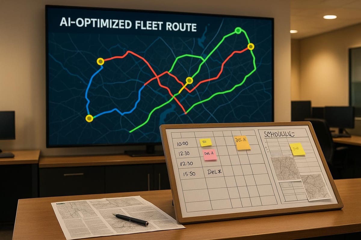 AI vs. Traditional Fleet Scheduling: Key Differences