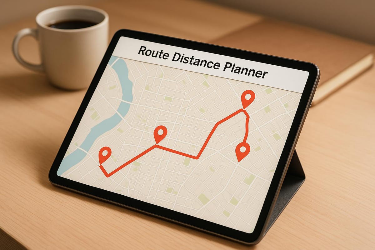 Route Distance Planner
