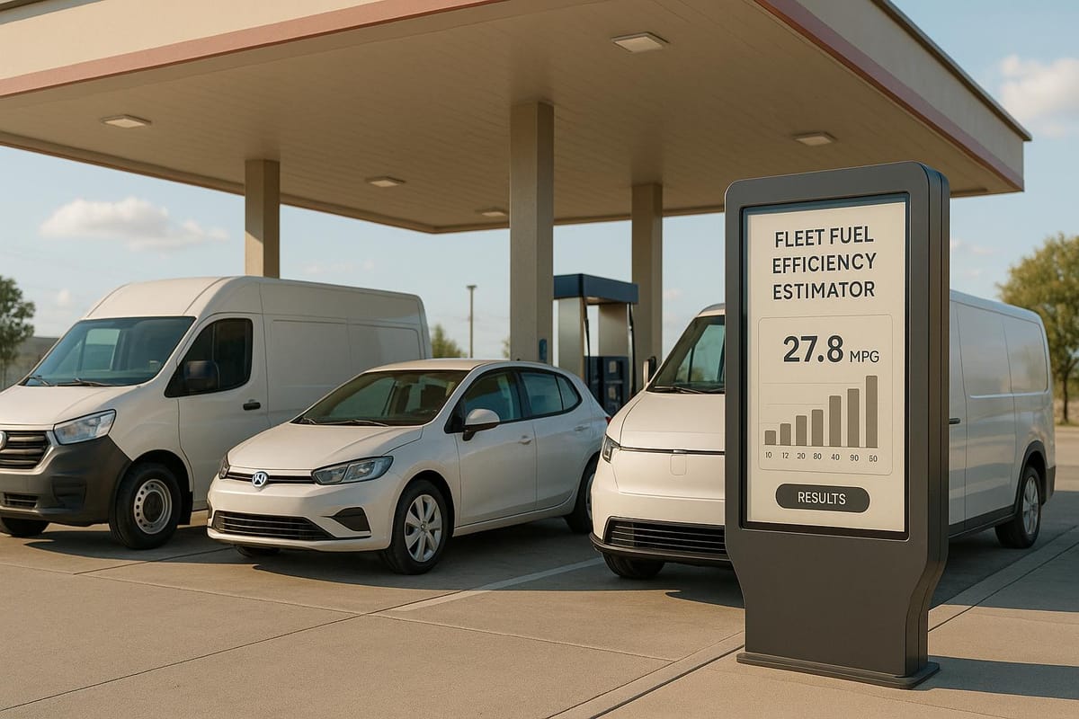 Fleet Fuel Efficiency Estimator