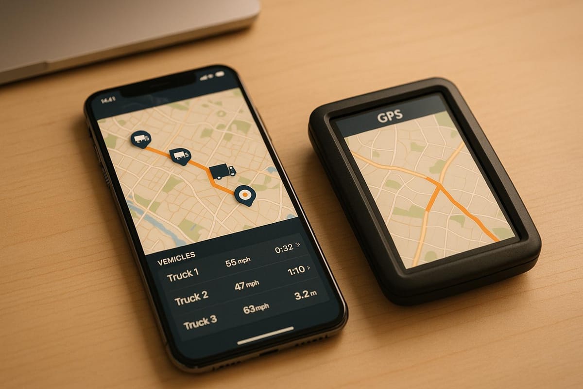 Fleet Tracking Apps vs. Traditional GPS Systems