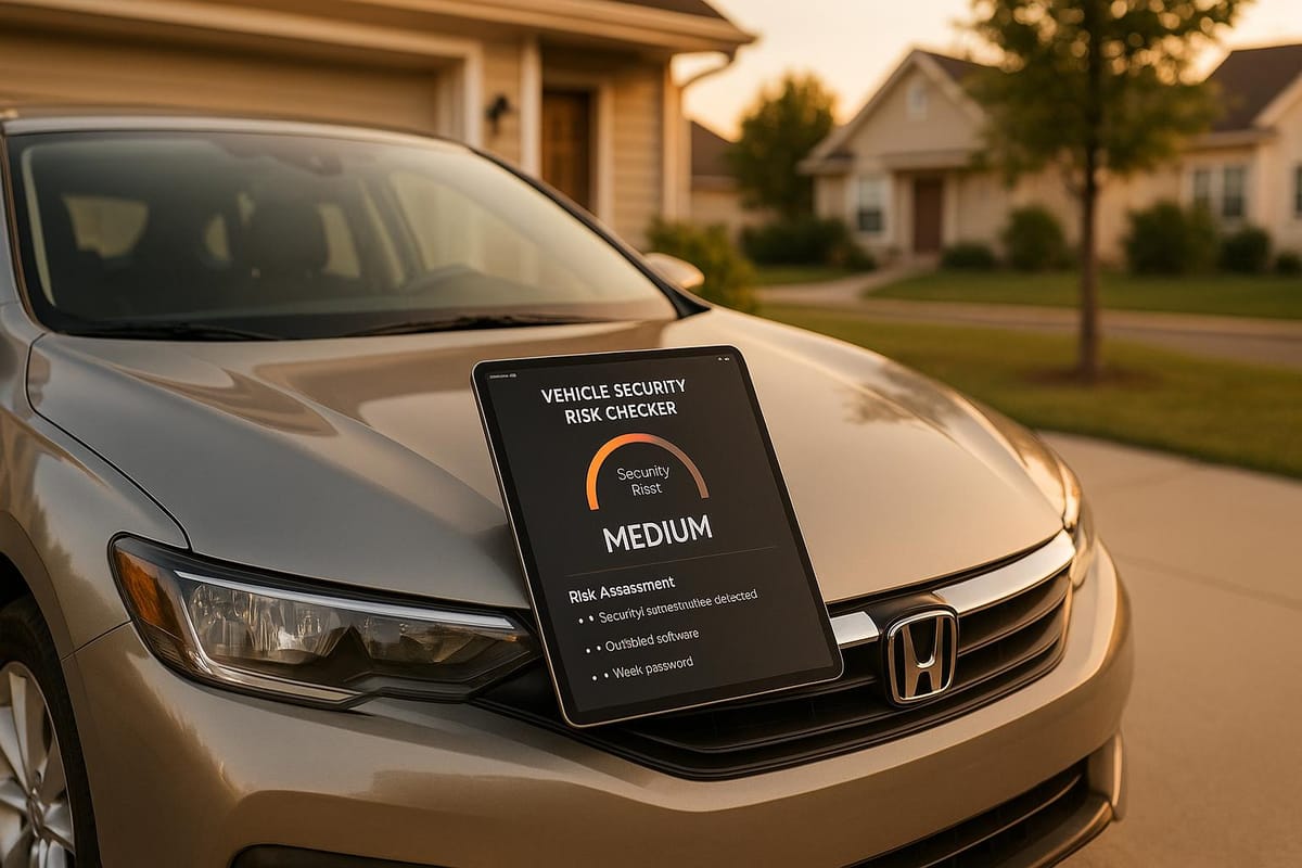 Vehicle Security Risk Checker