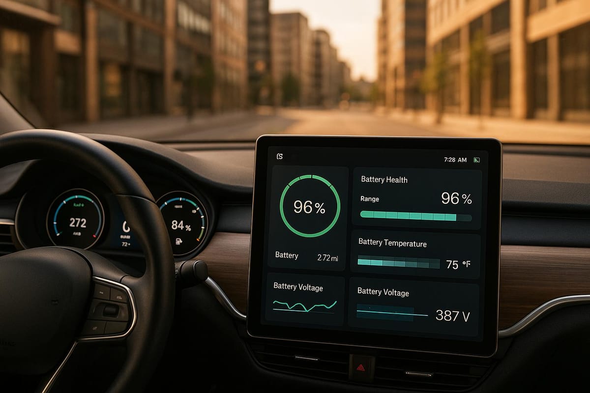 Telematics Role in EV Battery Health Monitoring