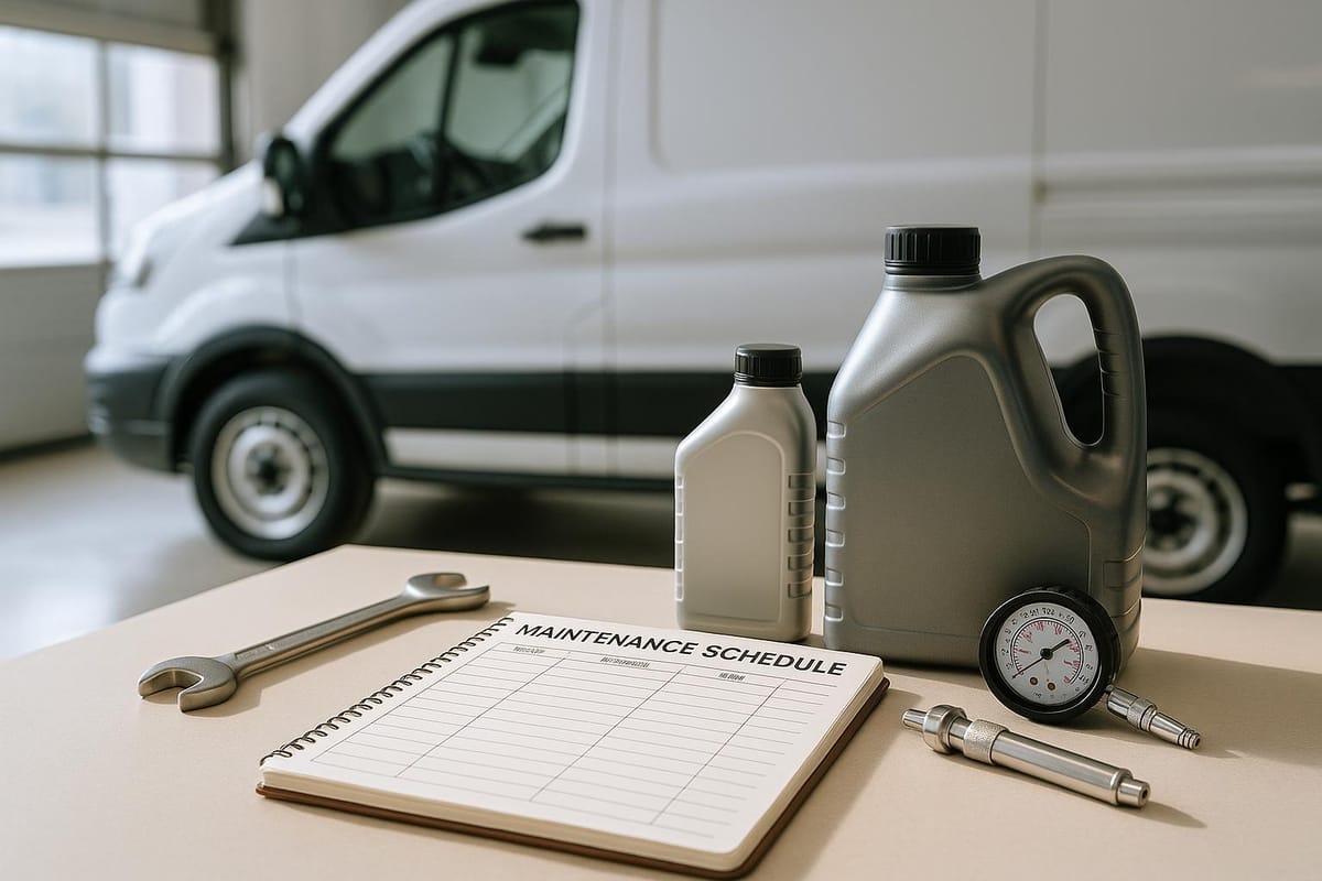 Van Maintenance Schedule Generator