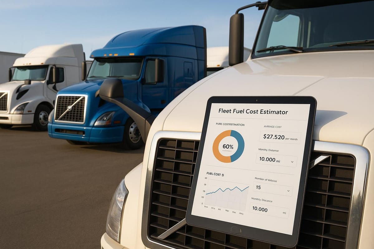 Fleet Fuel Cost Estimator Tool