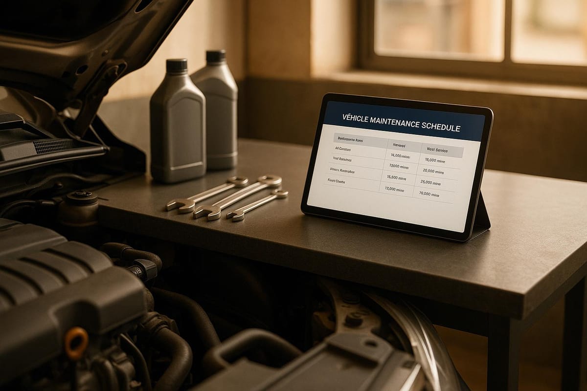 Vehicle Maintenance Schedule Generator