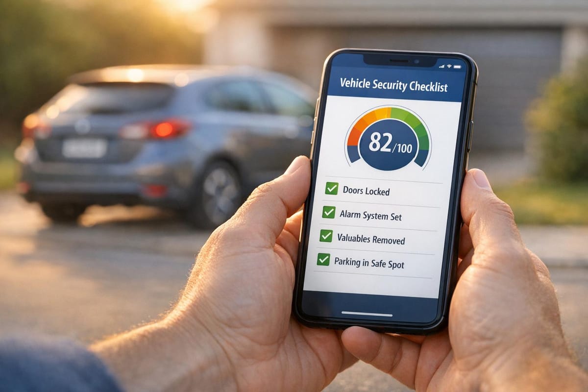 Vehicle Security Checklist Tool
