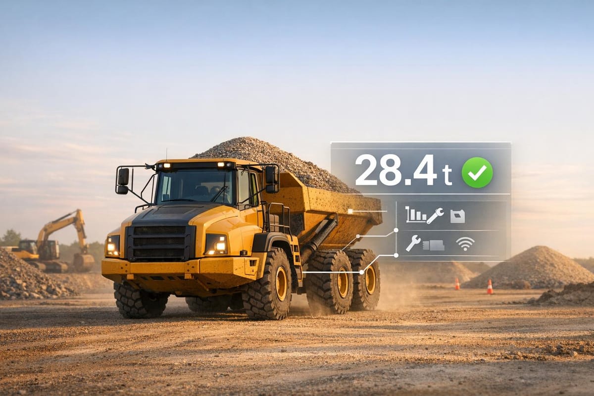 Real-Time Load Monitoring for Construction Fleets