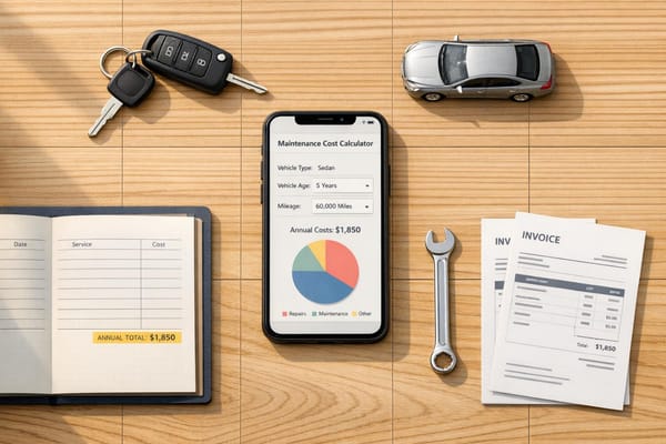 Vehicle Maintenance Cost Calculator for Budgeting