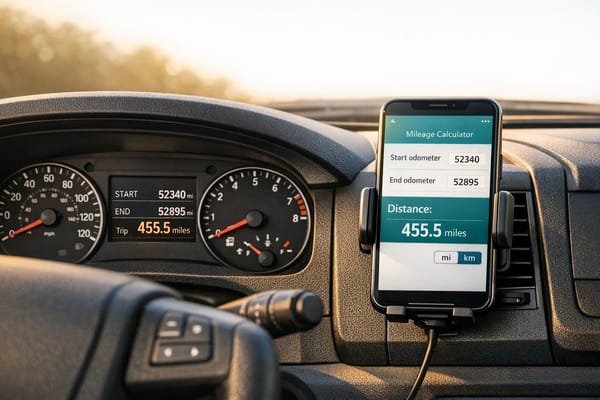 Van Mileage Calculator for Easy Tracking